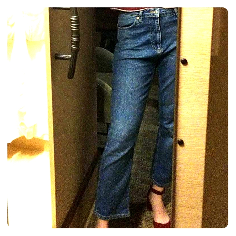Topshop Moto Straight Leg Jean